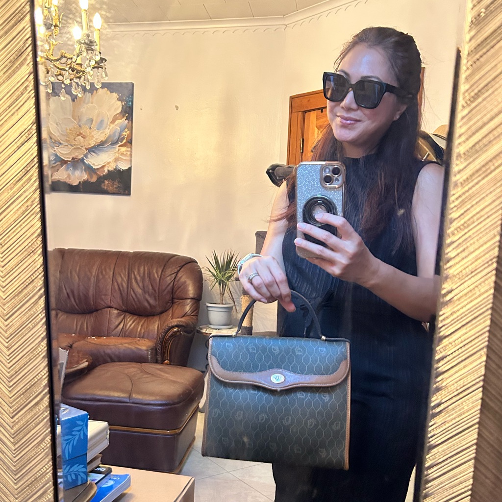 Dior Honeycomb Top Handle Bag